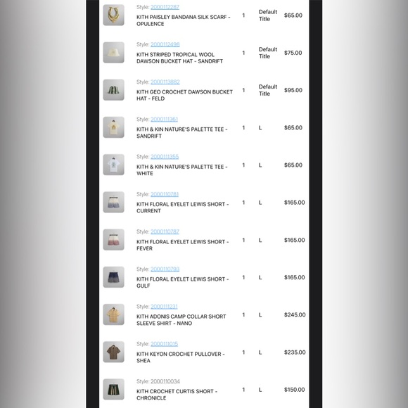 EARLY ACCESS • KITH Textured Stitch Reid Gi Pullover • Summer 2024 • Large - Picture 5 of 5